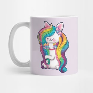 Cute Kawaii Unicorn Kitten Mug